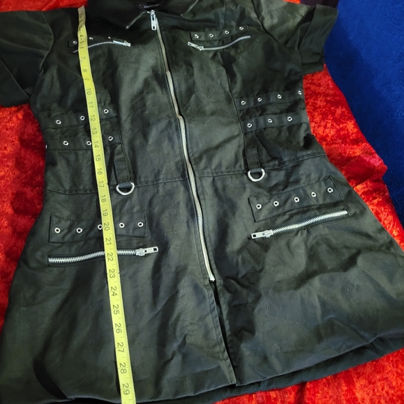 Y2K Black Bondage Dress by The Violet Vixen! - Picture 7 of 7